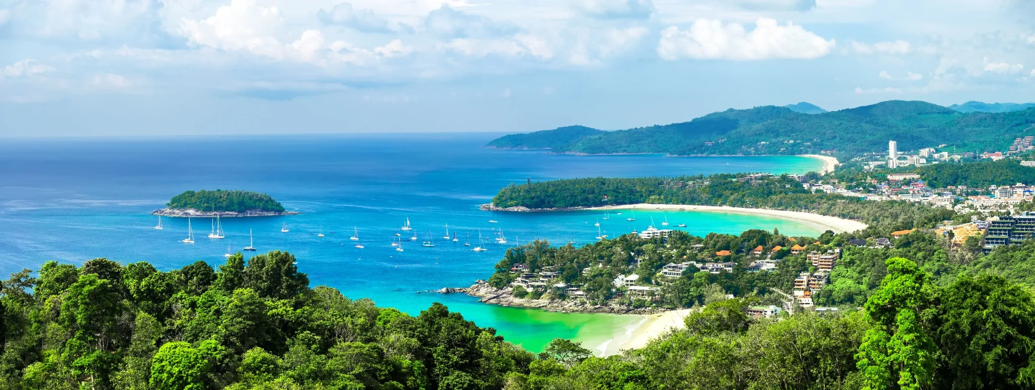 Kata och Karon på Phuket i Thailand